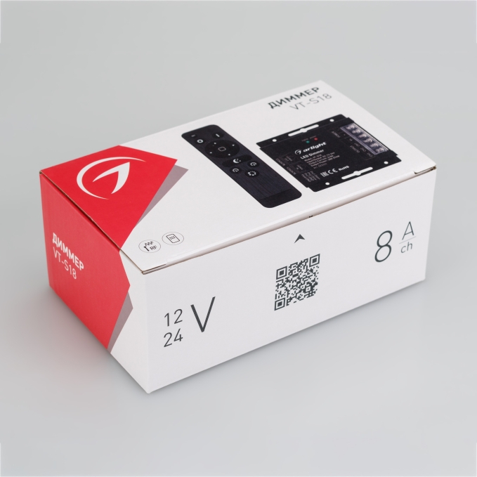 Диммер VT-S18-3x8A (12-24V, ПДУ Стик 12кн, RF), Arlight, 023323, изображение 4 Диммер VT-S18-3x8A (12-24V, ПДУ Стик 12кн, RF), Arlight, 023323, изображение 4