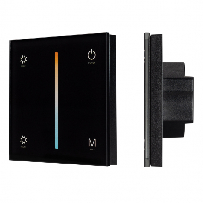 Панель SMART-P21-MIX-G-IN Black (12-24V, 4x3A, Sens, 2.4G), Arlight, 033765, изображение 1 Панель SMART-P21-MIX-G-IN Black (12-24V, 4x3A, Sens, 2.4G), Arlight, 033765, изображение 1
