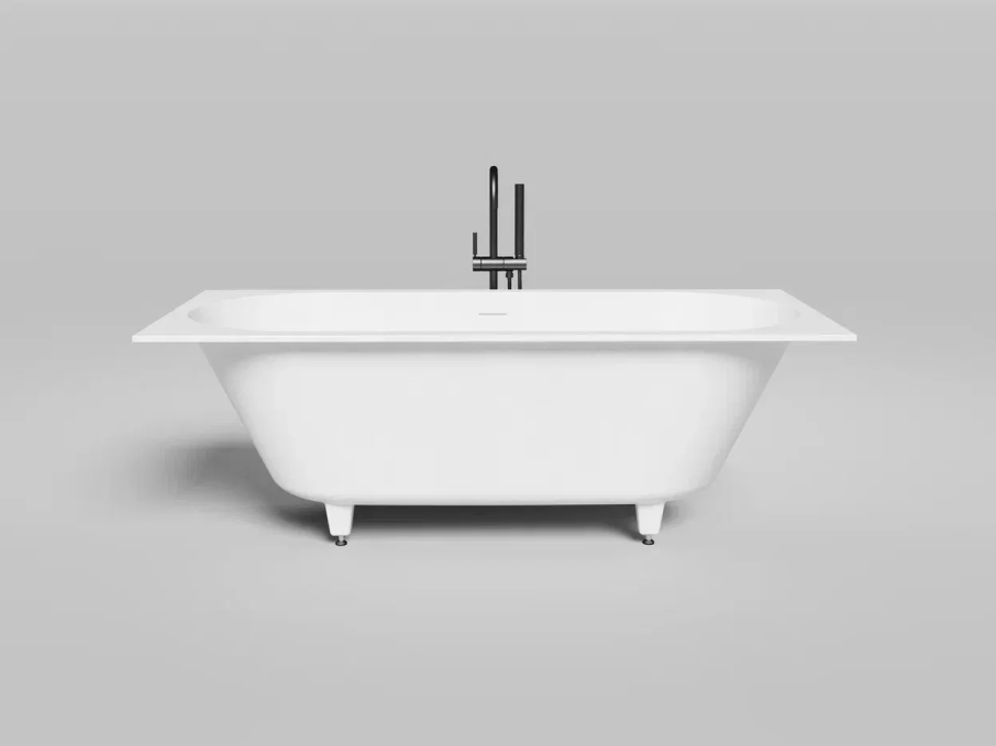 Ванна из искусственного камня Salini Ornella Axis Kit 170x75 103523M белая матовая встраиваемая