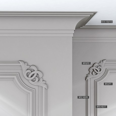 Декоративный угол к молдингу Bello Deco М12У1