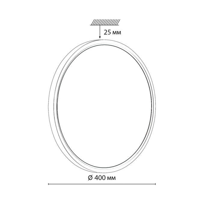 Светильник LED 32Вт 3000/4000K D400 IP40 ALFA WHITE MITRA LED SN 551 СОНЕКС 7659/32L, схема товара Светильник LED 32Вт 3000/4000K D400 IP40 ALFA WHITE MITRA LED SN 551 СОНЕКС 7659/32L, схема товара