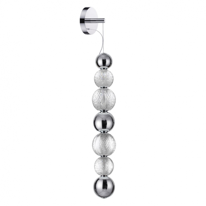 Настенный светильник LED 13W 4000K 700Лм CRYSTAL L-VISION ODL23 571 ODEON LIGHT 5007/13WL, изображение 1