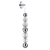 Настенный светильник LED 13W 4000K 700Лм CRYSTAL L-VISION ODL23 571 ODEON LIGHT, 5007/13WL