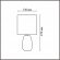 Настольная лампа E14 1*40W 220V EVANA COUNTY LN26 497 LUMION 8173/1T, схема товара Настольная лампа E14 1*40W 220V EVANA COUNTY LN26 497 LUMION 8173/1T, схема товара