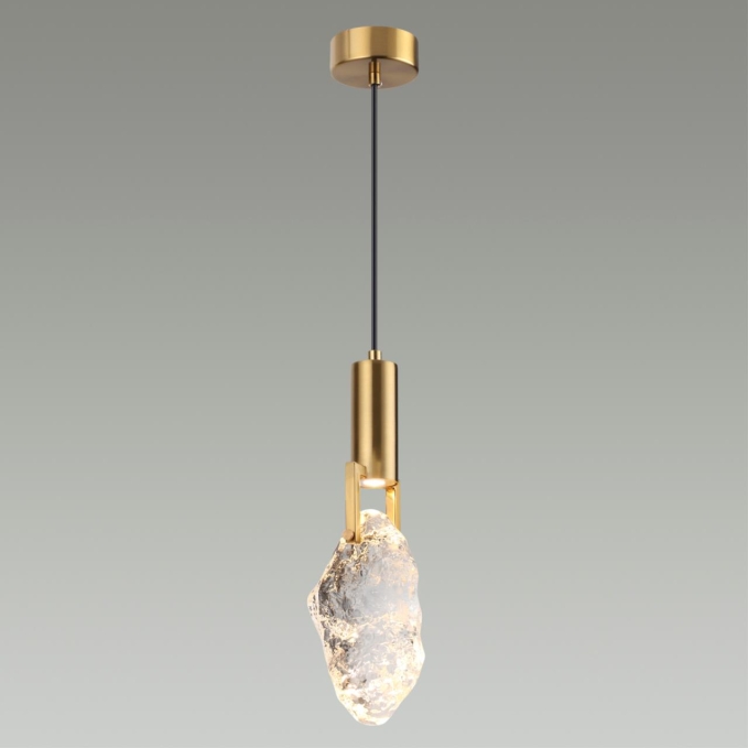Подвесной светильник IP20 LED 5W 200Лм 3000K LIA MIDCENT ODL23 239 ODEON LIGHT 4372/5L, фото на цветном фоне 1