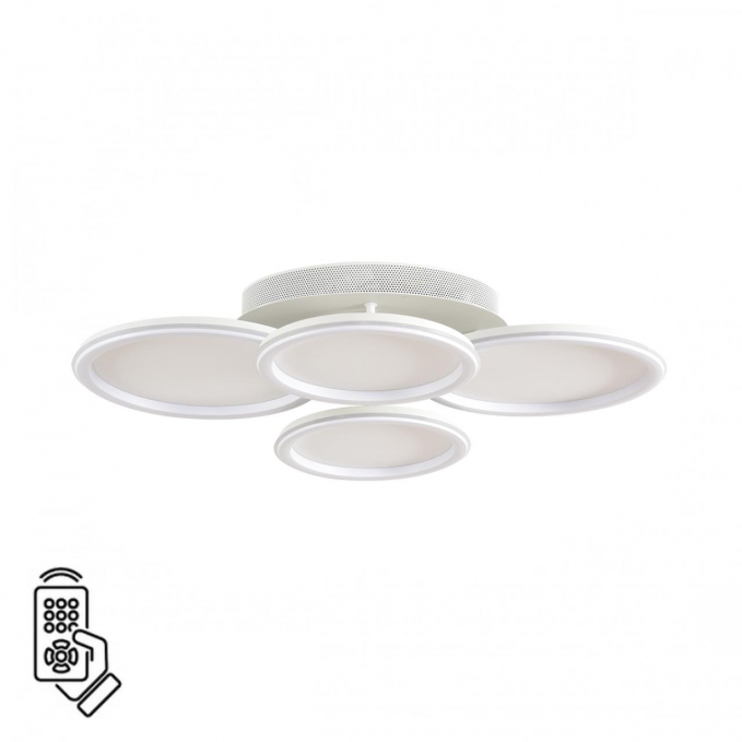 Умная люстра потолочная с ПДУ и голосовым управлением LED 95W 30006500К 220V ALIS SMART LEDIO LN26 000 LUMION 8380/95CL, изображение 1 Умная люстра потолочная с ПДУ и голосовым управлением LED 95W 30006500К 220V ALIS SMART LEDIO LN26 000 LUMION 8380/95CL, изображение 1