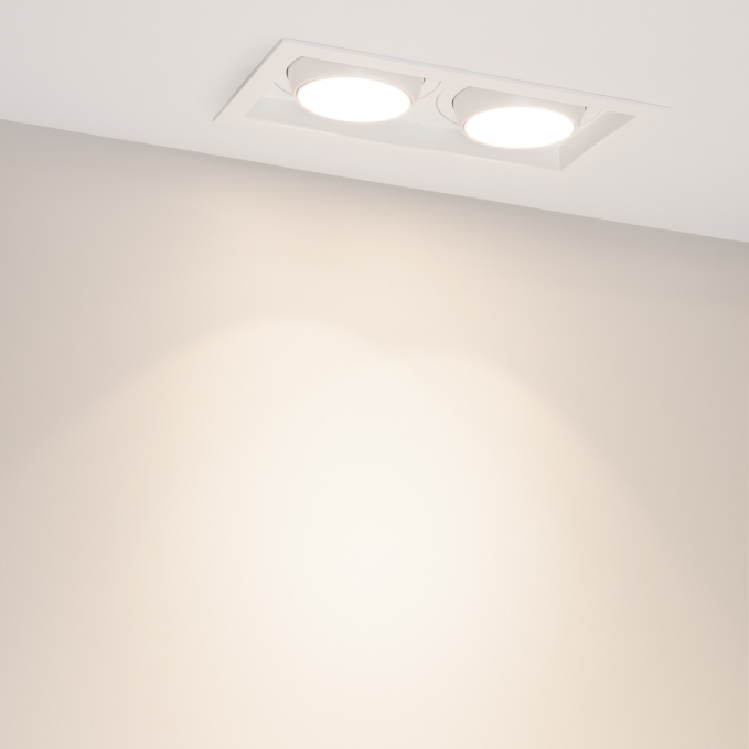 Светильник MS-VORTEX-BUILT-S250x140-2x30W Day4000 (WH-WH, 17 deg, 230V), Arlight, 057765, изображение 5 Светильник MS-VORTEX-BUILT-S250x140-2x30W Day4000 (WH-WH, 17 deg, 230V), Arlight, 057765, изображение 5