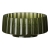Накладная раковина Boheme Glow 810-RIB-G-OL transparent olive полиэфирная