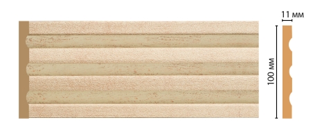 Пилястра Decomaster D201-59ДМ, 100x11x2400 мм