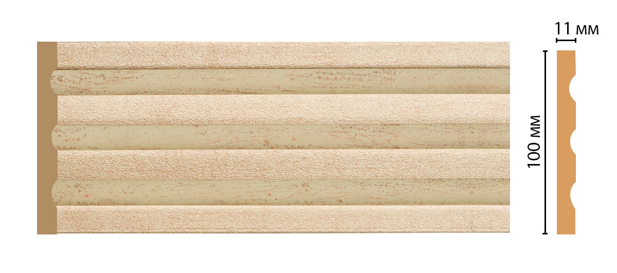 Пилястра Decomaster D201-59ДМ, 100x11x2400 мм Пилястра Decomaster D201-59ДМ, 100x11x2400 мм