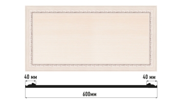 Декоративное панно Decomaster D3060-14, 600x300x18 мм
