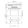 Донный клапан WasserKRAFT A244BRG Донный клапан WasserKRAFT A244BRG