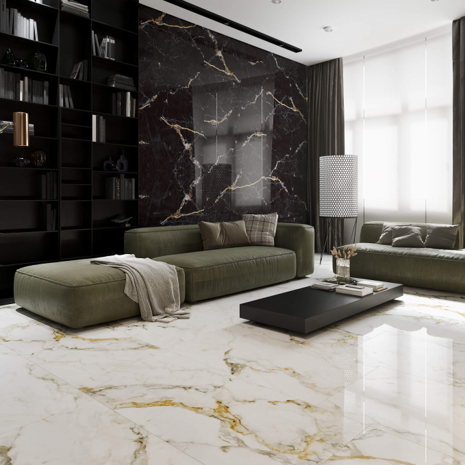 Керамогранит Artcer Eco Czar Black Poli 60x120