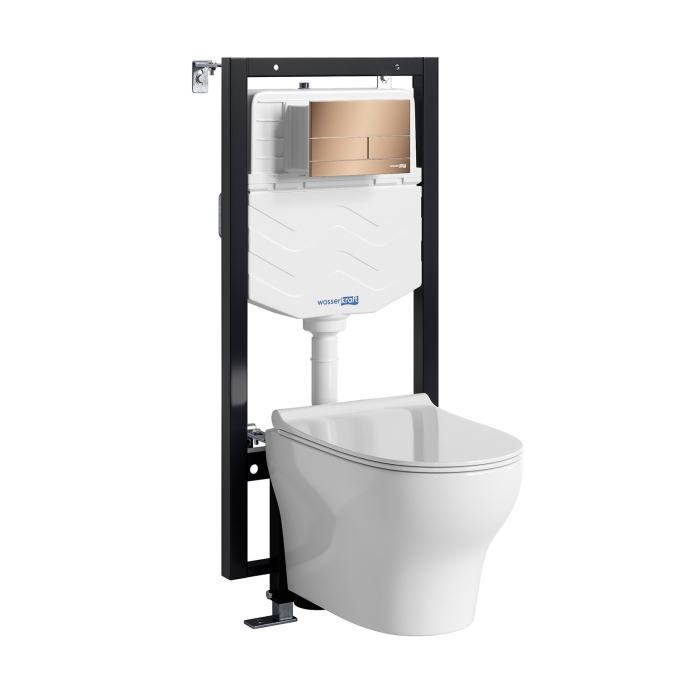 Система инсталляции с унитазом WasserKRAFT Vils 56TLT.010.ME.RG04.H001