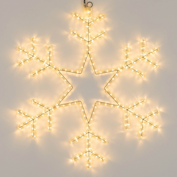 Фигура светодиодная ARD-SNOWFLAKE-M4-750x750-324LED Warm (230V, 18W), Arlight, 034252, изображение 4