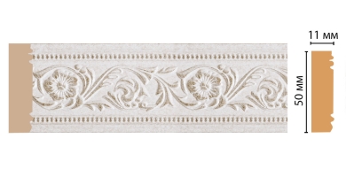 Молдинг Decomaster 156-19D ДМ, 51x11x2400 мм