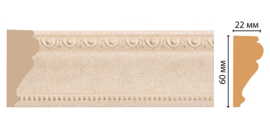 Молдинг Decomaster 161-18D ДМ, 60x22x2400 мм