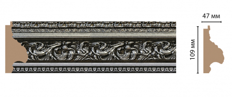 Багет Decomaster 230-1605B, 109x47x2900 мм Багет Decomaster 230-1605B, 109x47x2900 мм