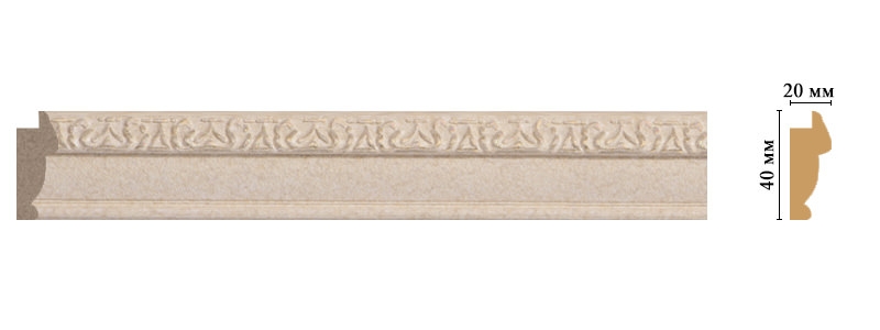 Багет Decomaster 807-18D, 40x20x2900 мм Багет Decomaster 807-18D, 40x20x2900 мм