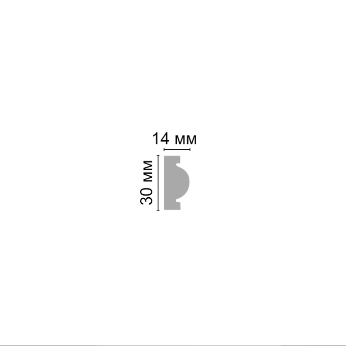 Молдинг с рисунком Decomaster D1157BДМ, 30x14x2000 мм Молдинг с рисунком Decomaster D1157BДМ, 30x14x2000 мм