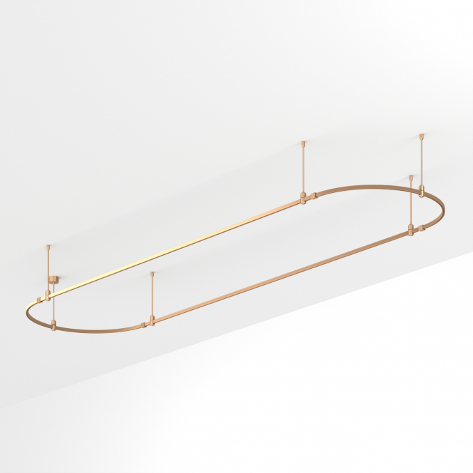 Основание ART-APRIORI-OVAL-ROD-400-4000x1000 (GD), Arlight, 054529, изображение 1