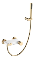 Смеситель для ванны с душем Boheme Stick 123-WG.2 золото