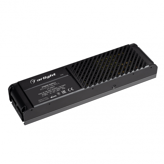 Блок питания ATS-LG-24-150-PFC-L (24V, 6.2A, 150W), Arlight, 050476, изображение 1 Блок питания ATS-LG-24-150-PFC-L (24V, 6.2A, 150W), Arlight, 050476, изображение 1