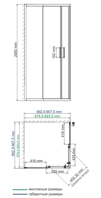 Душевой уголок WasserKRAFT Tauber 64S03 Душевой уголок WasserKRAFT Tauber 64S03