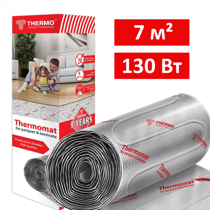 Теплый пол Thermo Thermomat TVK-130 LP-7 м.кв. Теплый пол Thermo Thermomat TVK-130 LP-7 м.кв.