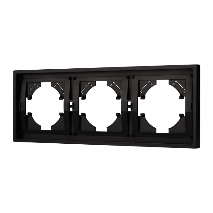 Рамка пластиковая FRM-TENDO-PL-3-BK, Arlight, 053844, изображение 1