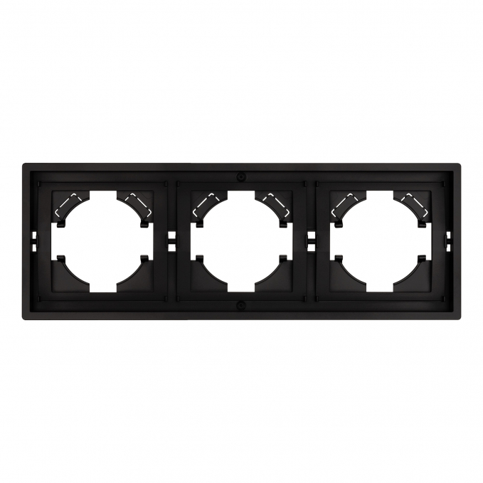 Рамка пластиковая FRM-TENDO-PL-3-BK, Arlight, 053844, изображение 2