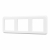 Рамка пластиковая FRM-VERSA-PL-3-WH, Arlight, 043782