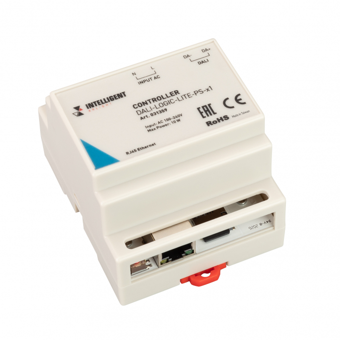 INTELLIGENT ARLIGHT Контроллер DALI-LOGIC-LITE-PS-x1 (230B, Ethernet), Arlight, 031359, изображение 1 INTELLIGENT ARLIGHT Контроллер DALI-LOGIC-LITE-PS-x1 (230B, Ethernet), Arlight, 031359, изображение 1