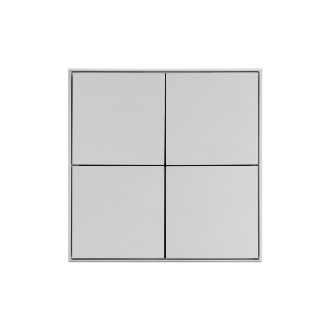 INTELLIGENT ARLIGHT Кнопочная панель KNX-304-23-IN Silver (BUS, Frame), Arlight, 039666, изображение 2 INTELLIGENT ARLIGHT Кнопочная панель KNX-304-23-IN Silver (BUS, Frame), Arlight, 039666, изображение 2