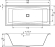 Ванна акриловая Riho Still Square 170x75 L B100034005 пристенная Ванна акриловая Riho Still Square 170x75 L B100034005 пристенная
