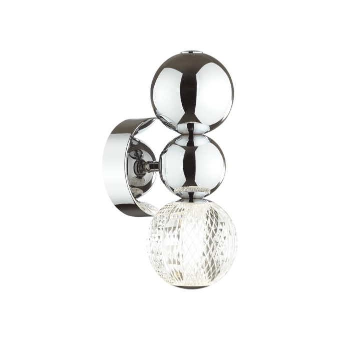 Бра LED 4W 4000K 230Лм CRYSTAL L-VISION ODL23 573 ODEON LIGHT 5007/4WL, фото на белом фоне Бра LED 4W 4000K 230Лм CRYSTAL L-VISION ODL23 573 ODEON LIGHT 5007/4WL, фото на белом фоне
