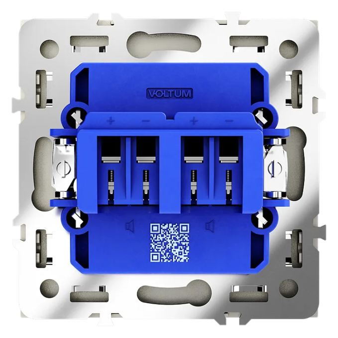 Розетка акустическая встраиваемая VOLTUM S70 4-местная, (шелк), Voltum, VLS060304 Розетка акустическая встраиваемая VOLTUM S70 4-местная, (шелк), Voltum, VLS060304