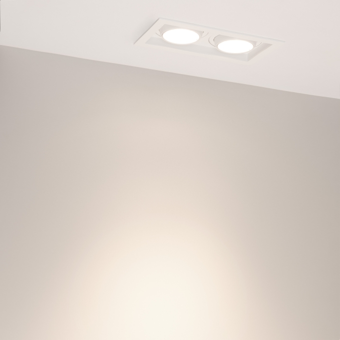 Светильник MS-VORTEX-BUILT-S210x117-2x20W Day4000 (WH-WH, 40 deg, 230V), Arlight, 057768, изображение 6 Светильник MS-VORTEX-BUILT-S210x117-2x20W Day4000 (WH-WH, 40 deg, 230V), Arlight, 057768, изображение 6