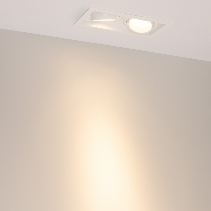 Светильник MS-VORTEX-BUILT-S210x117-2x20W Warm3000 (WH-WH, 20 deg, 230V), Arlight, 057762, изображение 7 Светильник MS-VORTEX-BUILT-S210x117-2x20W Warm3000 (WH-WH, 20 deg, 230V), Arlight, 057762, изображение 7