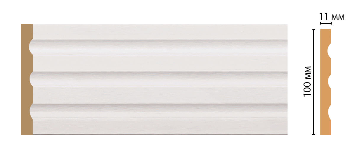 Пилястра Decomaster D201-60ДМ, 100x11x2400 мм Пилястра Decomaster D201-60ДМ, 100x11x2400 мм