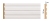 Пилястра Decomaster D201-60ДМ, 100x11x2400 мм
