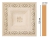 Вставка цветная Decomaster D208-13, 120x120x22 мм