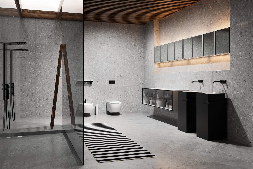 Керамогранит Artcer Stone Antracita Bianco Carv 60x120 Керамогранит Artcer Stone Antracita Bianco Carv 60x120