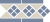Керамогранит (бордюр) Top Cer Octagon Border Lisbon With 1 Strip (Tr.16, Dots 11, Strips 11) 15x28, LISBON1 B16/11