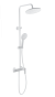 Душевая стойка со смесителем Wonzon & Woghand WW-B3517-MW белая матовая