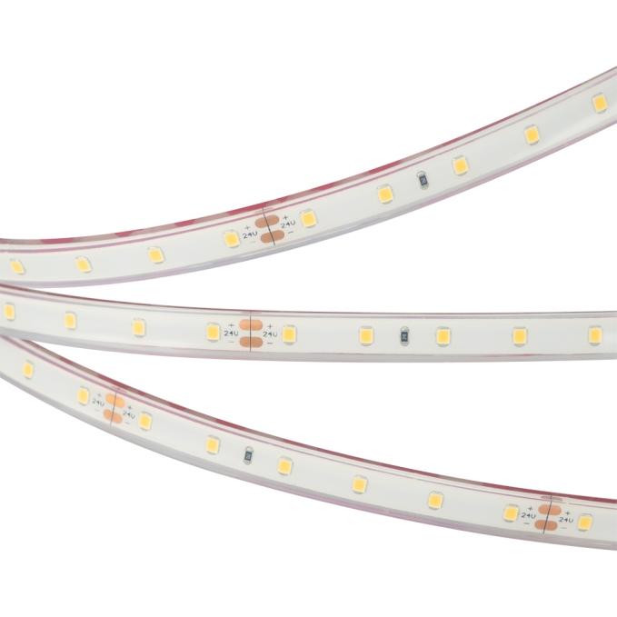 Светодиодная лента герметичная RTW-PFS-A60-11mm 24V Warm3000 (4.8 W/m, IP68, 2835, 5m), Arlight, 034159, изображение 2 Светодиодная лента герметичная RTW-PFS-A60-11mm 24V Warm3000 (4.8 W/m, IP68, 2835, 5m), Arlight, 034159, изображение 2