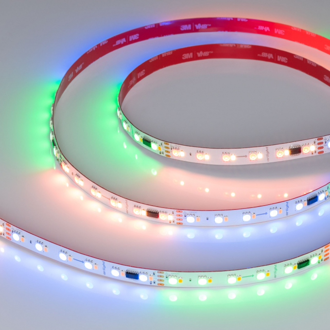 Светодиодная лента SPI-BA120-12mm 24V RGBW-White-PX6-BPT (16 W/m, IP20, 5060/2835, 5m), Arlight, 040622, изображение 1 Светодиодная лента SPI-BA120-12mm 24V RGBW-White-PX6-BPT (16 W/m, IP20, 5060/2835, 5m), Arlight, 040622, изображение 1