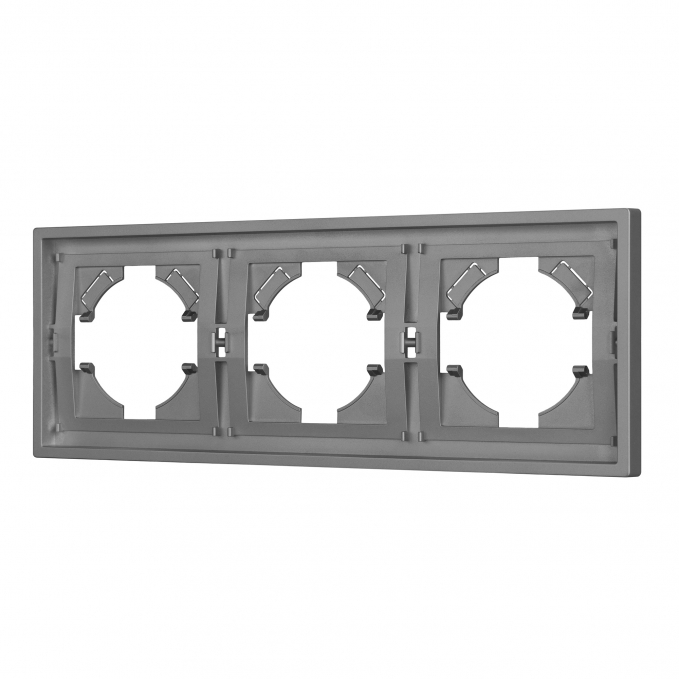 Рамка пластиковая FRM-TENDO-PL-3-GR, Arlight, 053845, изображение 1 Рамка пластиковая FRM-TENDO-PL-3-GR, Arlight, 053845, изображение 1