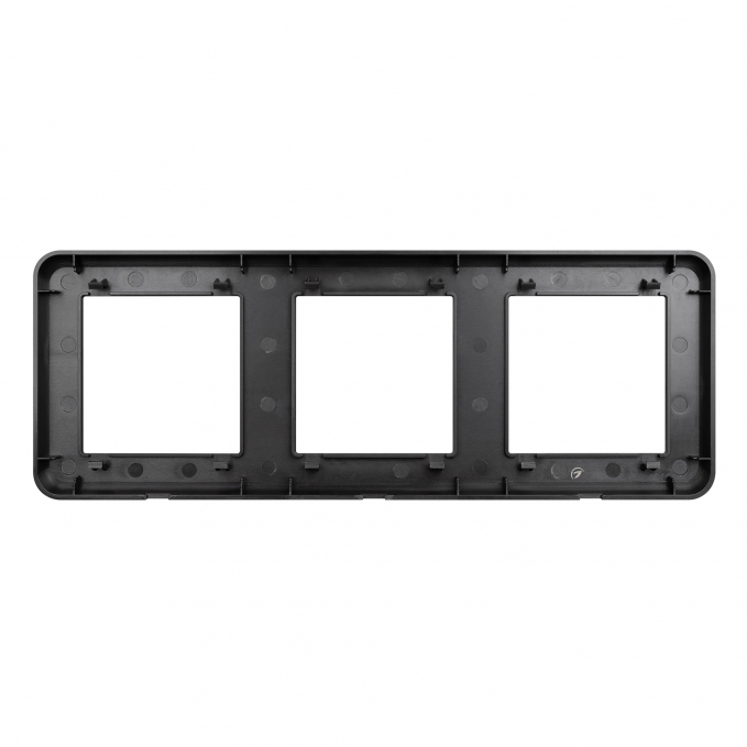 Рамка пластиковая FRM-VERSA-PL-3-BK, Arlight, 043784, изображение 2 Рамка пластиковая FRM-VERSA-PL-3-BK, Arlight, 043784, изображение 2