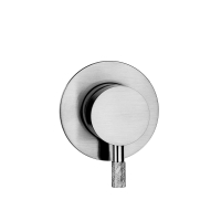 Встраиваемый смеситель Boheme Uno Inox 627-INOX нержавеющая сталь
